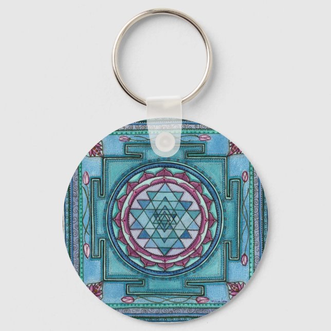 Lotus Path Key Ring (Front)