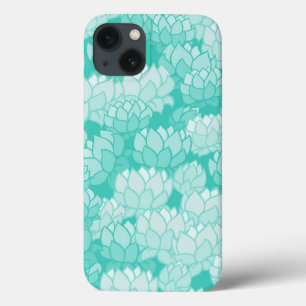 Lotus pattern 2 iPhone 13 case