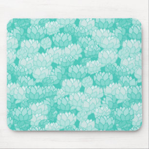 Lotus pattern 2 mouse mat