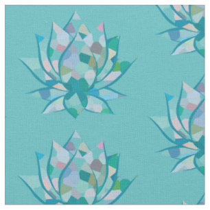 Lotus pattern fabric