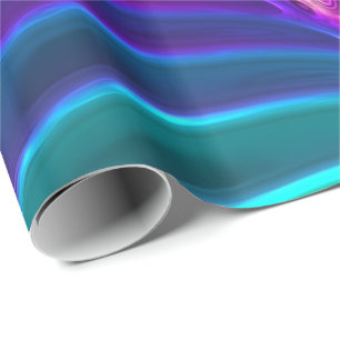 Lotus Pattern Glass Art 5A Wrapping Paper