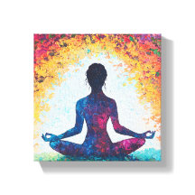 Lotus Pose Wall Art: Serenity in Bloom