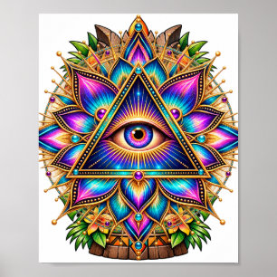 Lotus Prism Emblem Poster