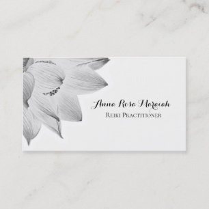 *~* Lotus Reiki Yoga Energy Healer Light Filled Business Card
