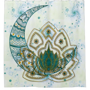 Lotus Rising Shower Curtain