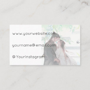 Lotus Romance: Eternal Love in Hanfu Business Card