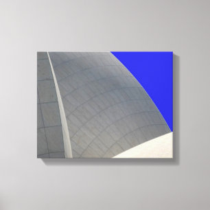 lotus sail white canvas print