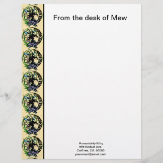 Lotus Shadow Fairy Custom Letterhead
