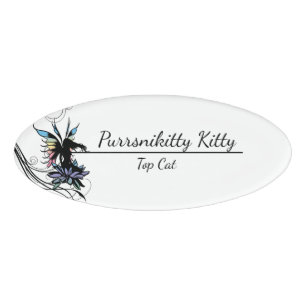 Lotus Shadow Fairy Name Tag