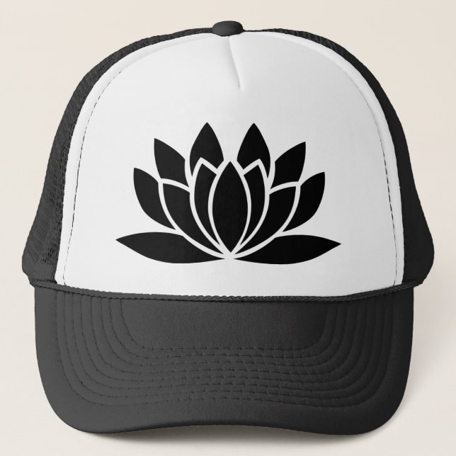 Lotus Silhouette Trucker Hat (Front)