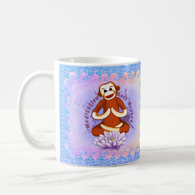 Lotus Sock Monkey   mug (Left)