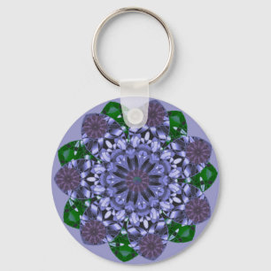 Lotus Star Keychain