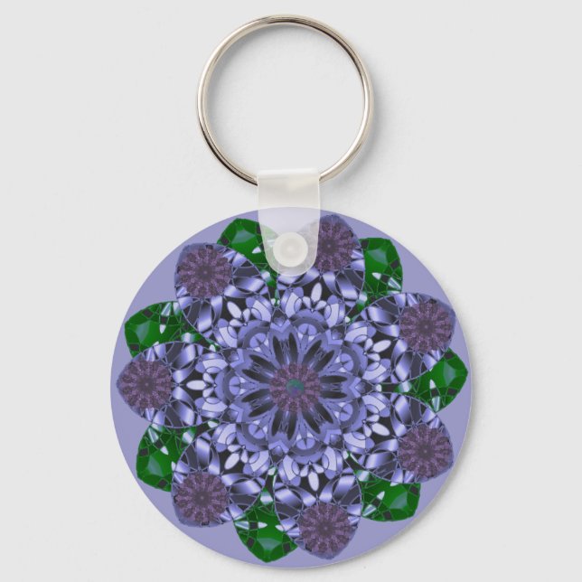 Lotus Star Keychain (Front)