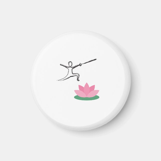 Lotus & Swordmaster Magnet (Front)
