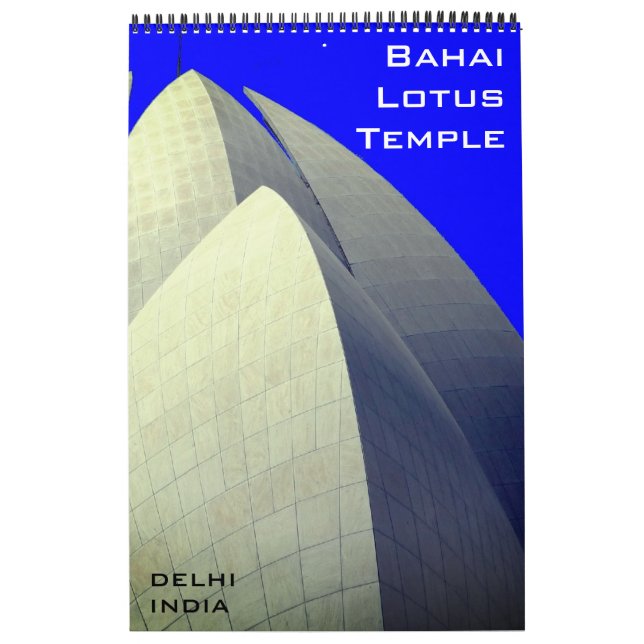 lotus temple delhi calendar (Cover)