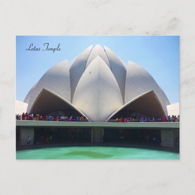 lotus temple postcard (Front)
