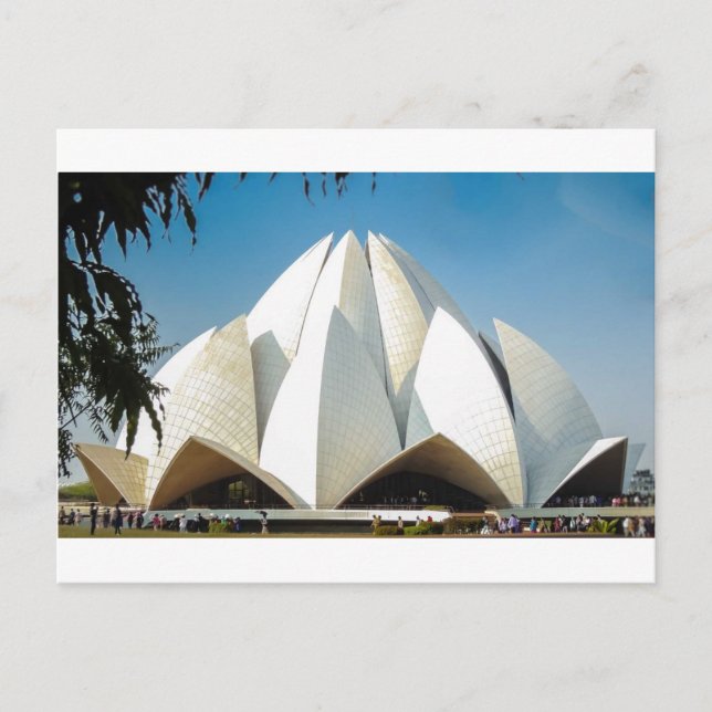 Lotus Temple Postcard (Front)