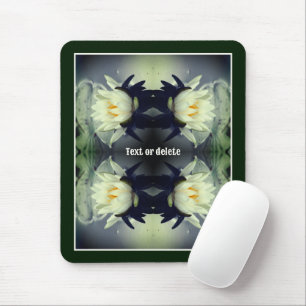 Lotus Water Lily Flower Abstract Art Personalised Mouse Mat
