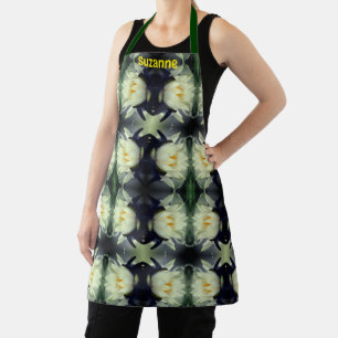 Lotus Water Lily Flower Abstract Personalised   Apron