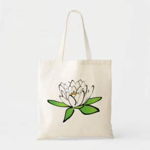 Lotus Water Lily Flower Bloom Blossom Tote Bag