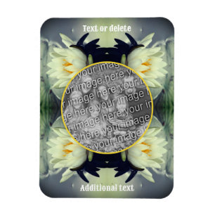 Lotus Water Lily Flower Create Your Own Photo Magnet