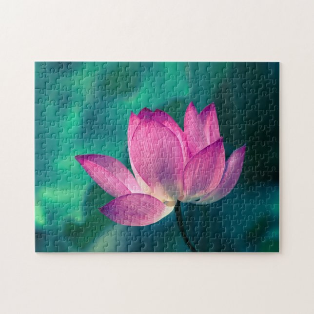 Lotus Water Lily Flower Jigsaw Puzzle (Horizontal)