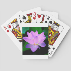 lotus water romantic date bridal peace hope love playing cards