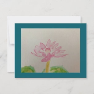 Lotus! Watercolor / card