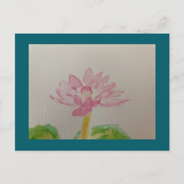 Lotus! Watercolor / card (Front)