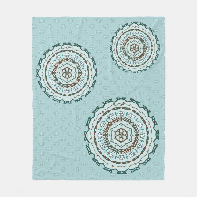 Lotus Weave Fleece Blanket (Front)