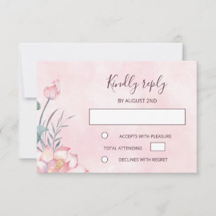 Lotus  Wedding RSVP