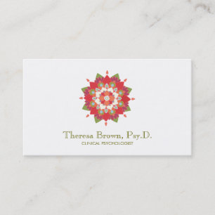 Lotus Wellness and Mental Health Healing Arts Business Card