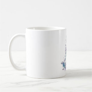 Lotus Yoga Meditation Watercolor Zen Wellness Art Coffee Mug