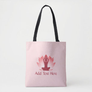 Lotus & Yoga Tote Bag