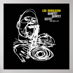 Lou Donaldson Jazz Vintage Poster