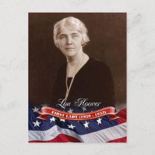 Lou Hoover, First Lady of the U.S. Postcard