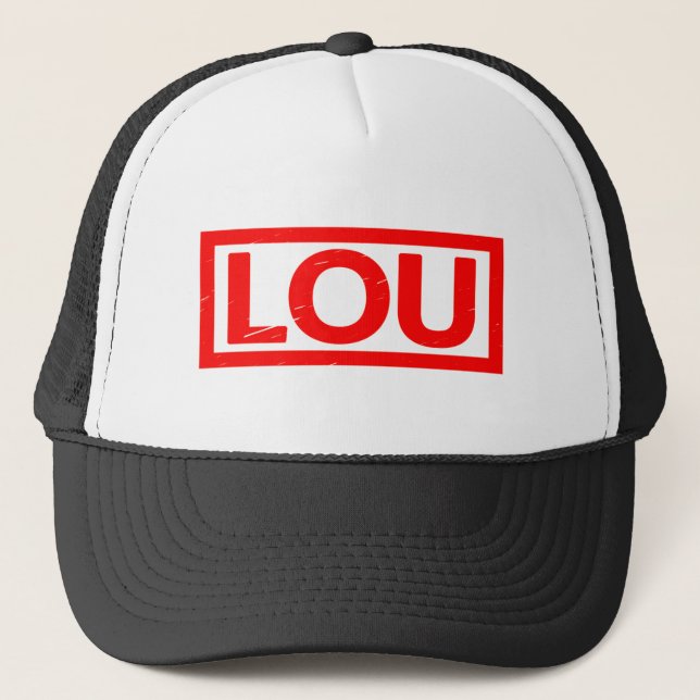 Lou Stamp Trucker Hat (Front)