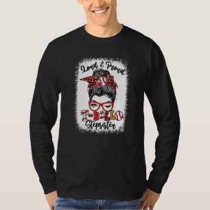 Loud And Proud Ball Stepsister Messy Bun Bleached T-Shirt