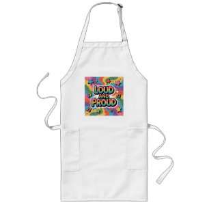 LOUD AND PROUD LGBTQ+ Pride Ally Long Apron