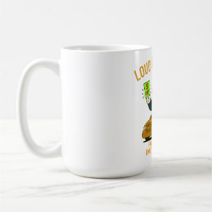Loud Budgeting Cat — Financially Loud, Emotionally Coffee Mug