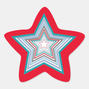 Loud fun Christmas star Sticker