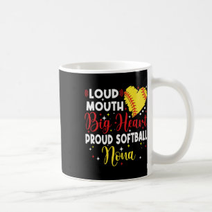 Loud Mouth Big Heart Proud Softll Nona Mother's Da Coffee Mug