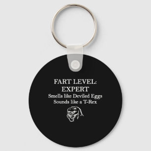 Loud Noises Level Expert Smells Like Deviled Eggs Key Ring