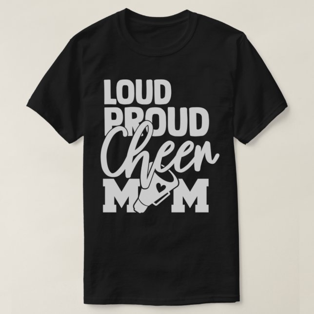 Loud Proud Mom Cheer Mother Pullover  (Design Front)