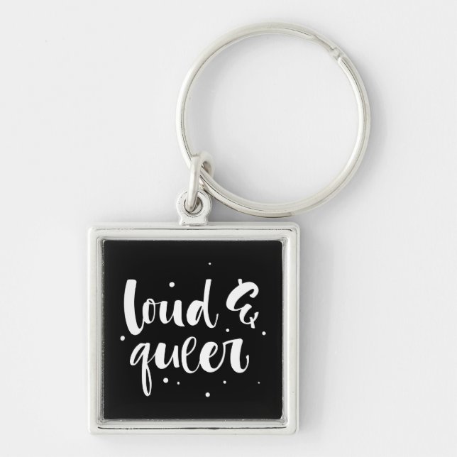 Loud & Queer Key Ring (Front)