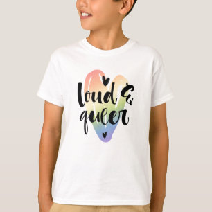 Loud & Queer Watercolor Heart T-Shirt