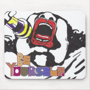 loud singer mouse mat