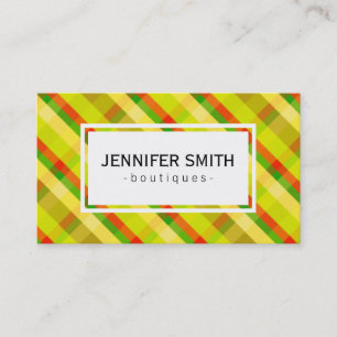 Loud Stripes Cheerful Business Card