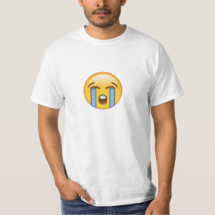Loudly Crying Face Emoji T-Shirt