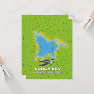 Lough Key County Roscommon, Ireland map